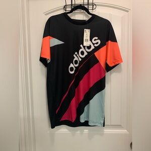 NWT - Unisex Adidas Multicolor Graphic Tee